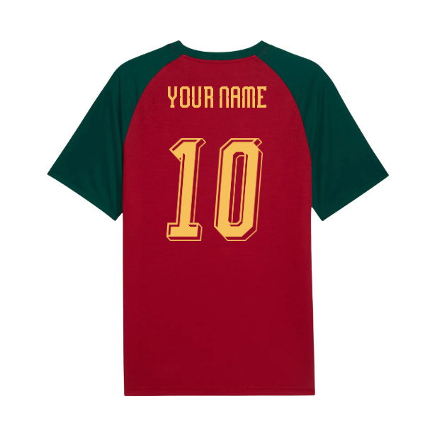 2026-2027 Morocco Warm Up Jersey (Dark Crimson) (Your Name)-SoccerKits Hub | Buy Soccer Jerseys Online